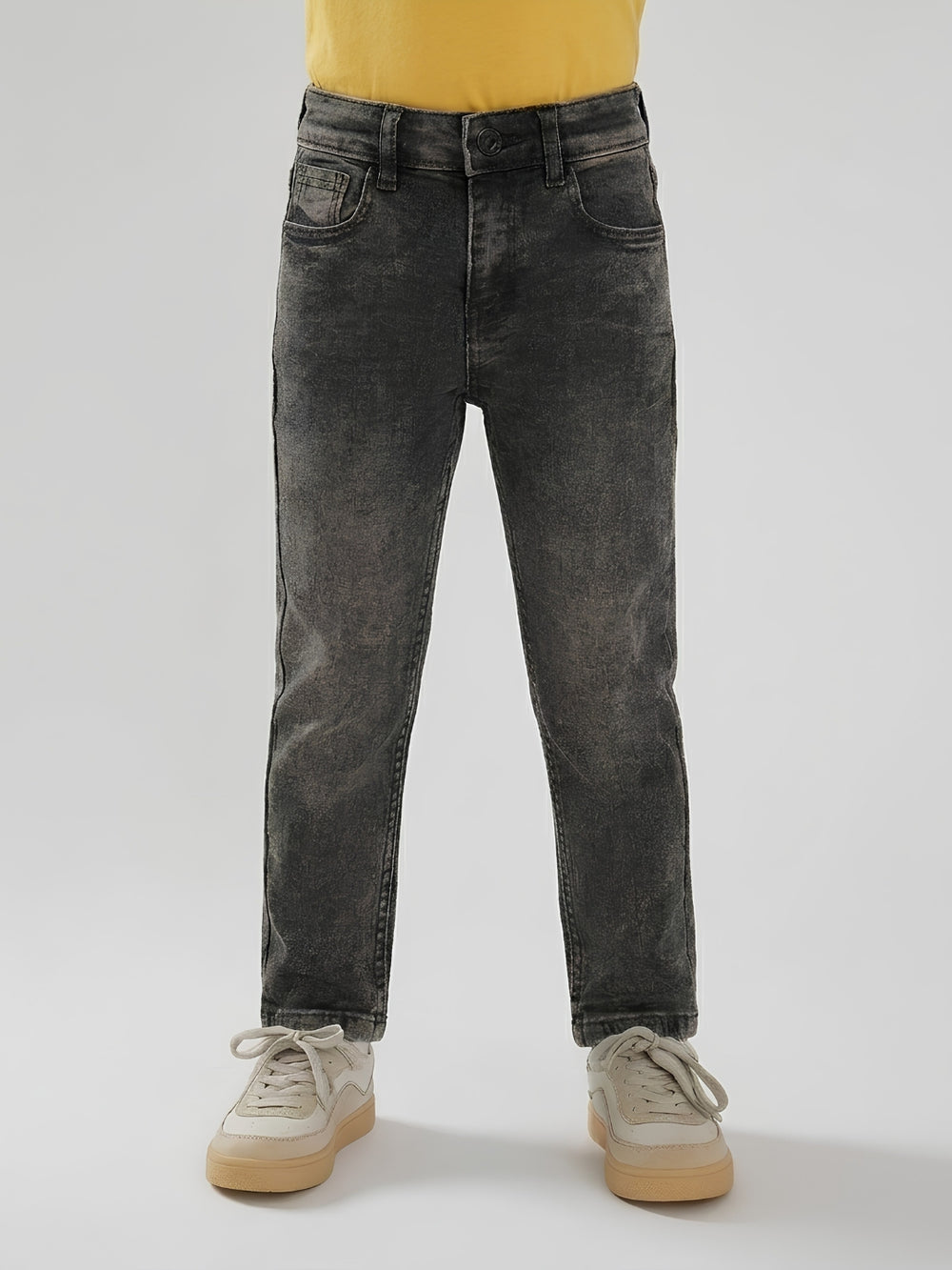 GREY RANDOM JEANS | ACID WASH