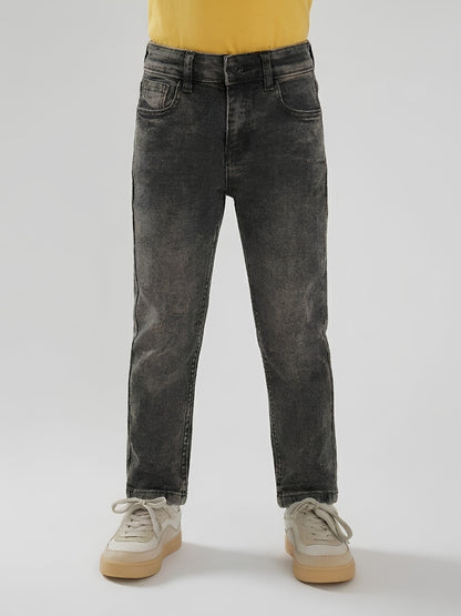GREY RANDOM JEANS | ACID WASH