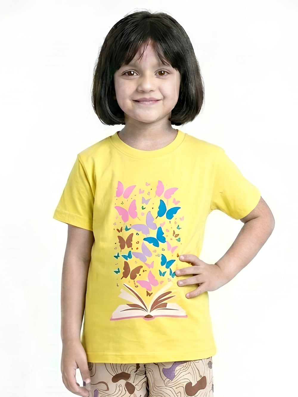 BUTTERFLY ROUNDNECK | YELLOW
