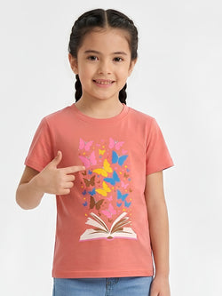 BUTTERFLY T-SHIRT | ORANGE