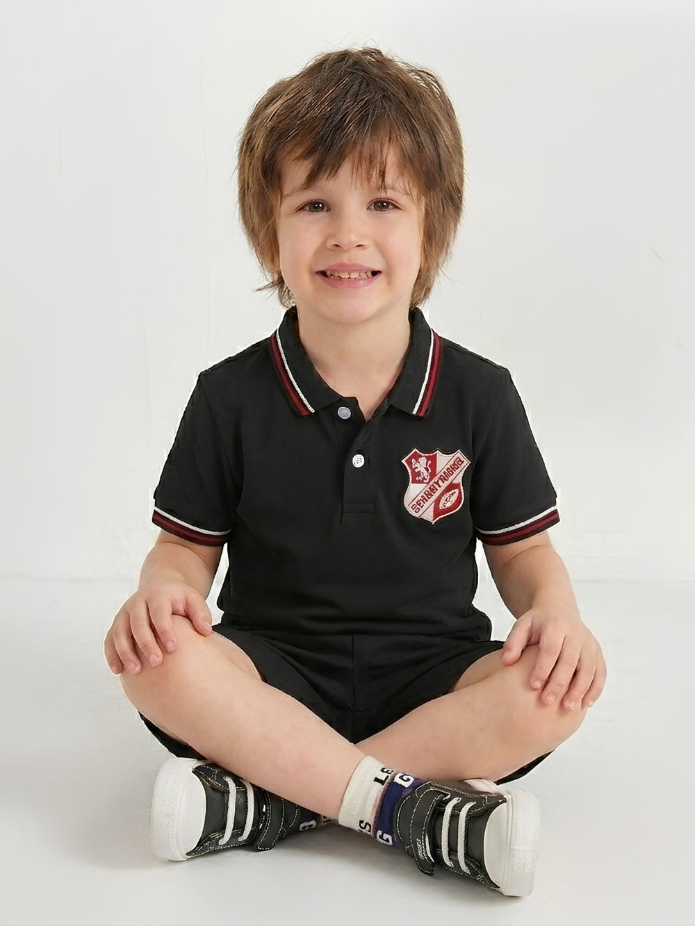 CHAMPIONS POLO | BLK | PK OLD MONEY