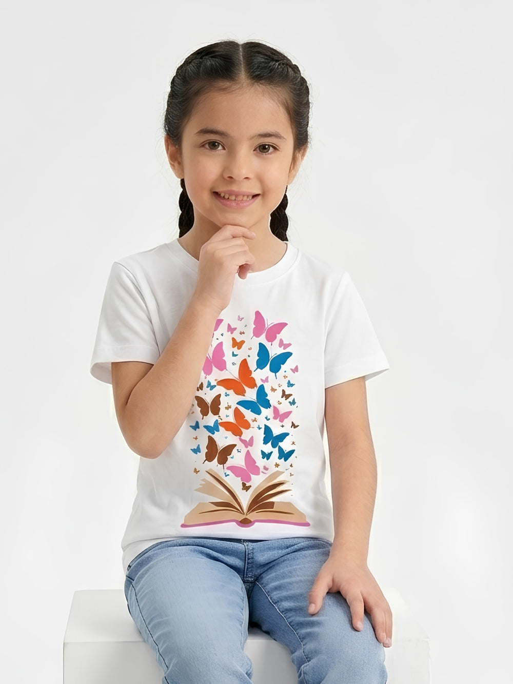 BUTTERFLY T-SHIRT | WHITE