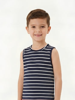 SANDO T-SHIRT | BLUE