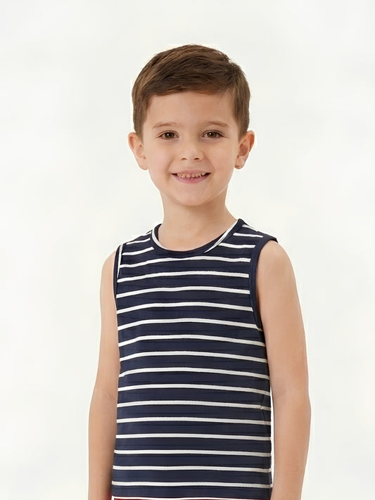 SANDO T-SHIRT | BLUE