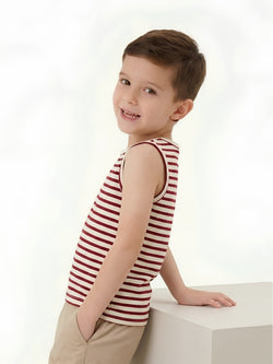 SANDO T-SHIRT REDISH