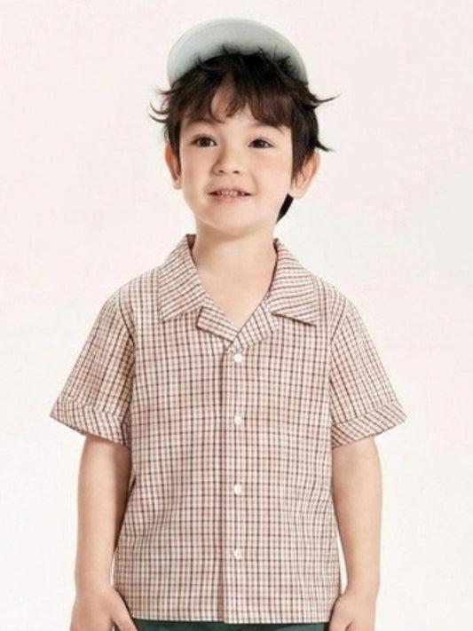 CHECK CASUAL SHIRT | WHT\RED