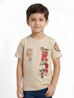 CHAMPS T-SHIRT | BEIGE