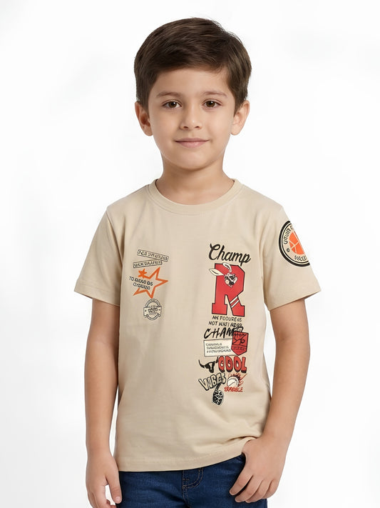 CHAMPS T-SHIRT | BEIGE