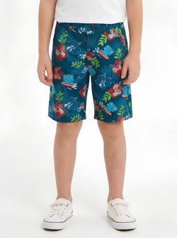 MULTI COLOR SHORTS | BLUE