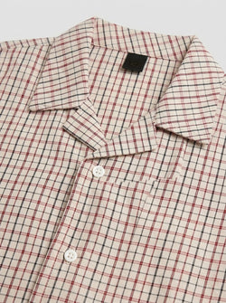 CHECK CASUAL SHIRT | WHT\RED