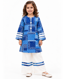 Patchwork Winter Kurta Set