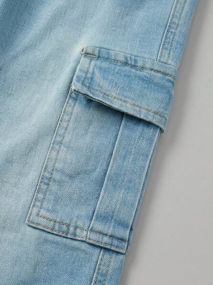6 POCKET CARGO PANT | BLUE(LIGHT)