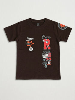 CHAMPS TEE SHIRT | BROWN
