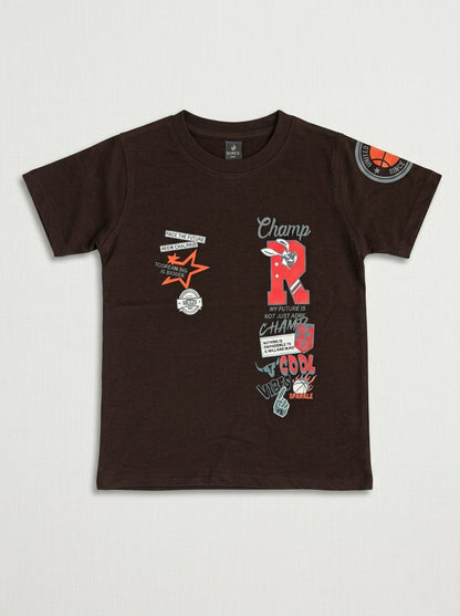CHAMPS TEE SHIRT | BROWN