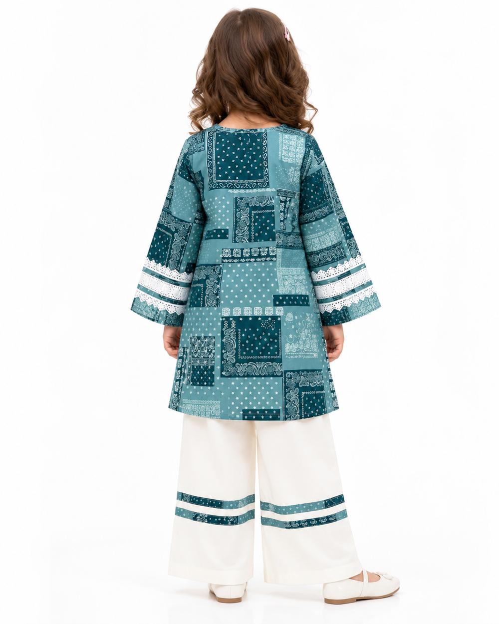 Patchwork Winter Kurta Set