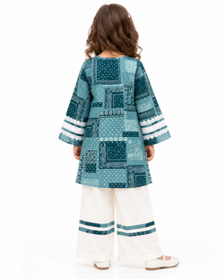 Patchwork Winter Kurta Set