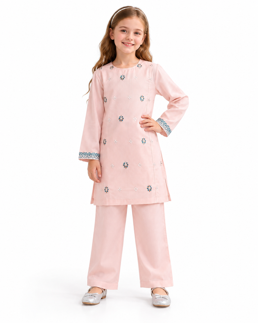 Corduroy Embroidered peach Winter | Suite