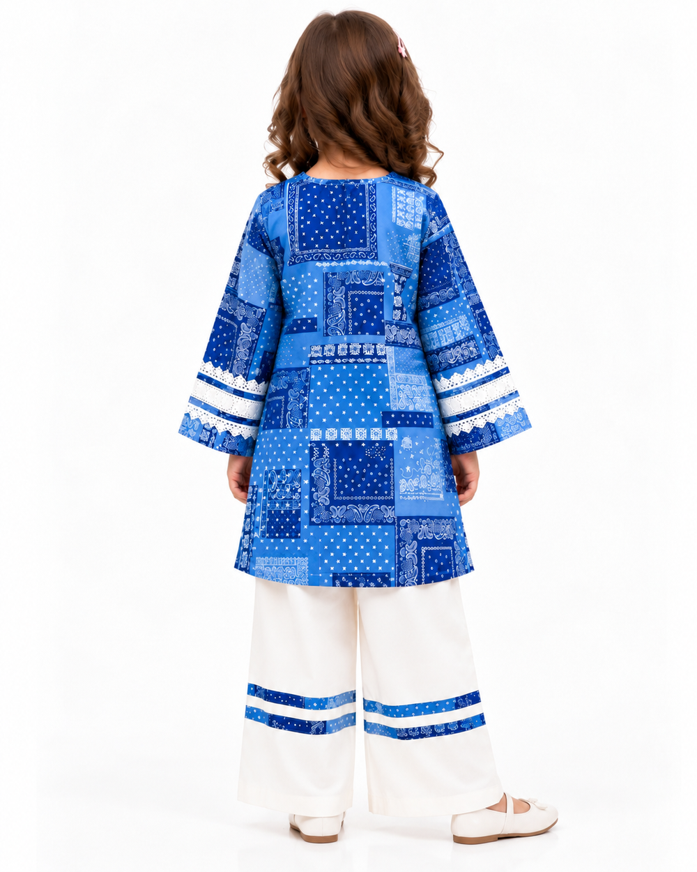 Patchwork Winter Kurta Set