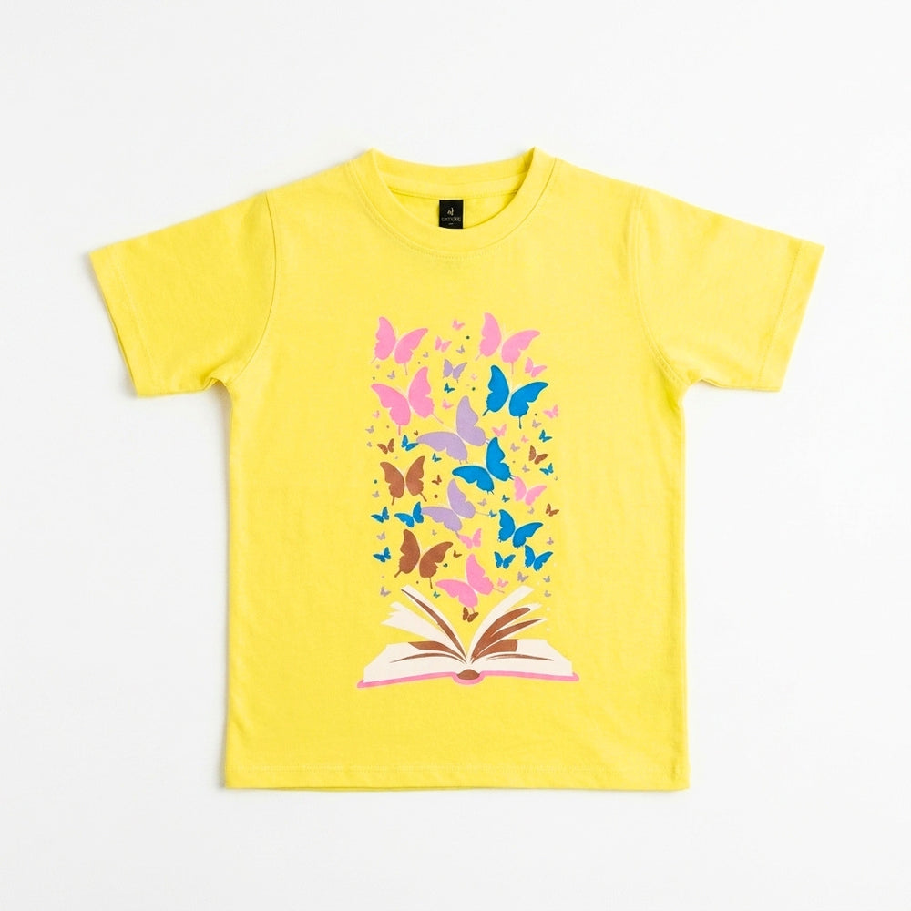 BUTTERFLY ROUNDNECK | YELLOW